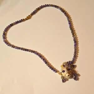 Gorgeous Artisan Polymer Clay Art Necklace